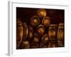 Wine Barrels-Jodi Monahan-Framed Art Print