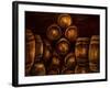 Wine Barrels-Jodi Monahan-Framed Art Print