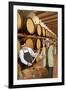 Wine Barrels-Lantern Press-Framed Art Print