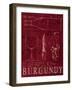 Wine Blueprint I-Marco Fabiano-Framed Art Print