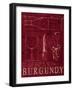 Wine Blueprint I-Marco Fabiano-Framed Art Print