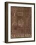 Wine Blueprint IV v2 Raindrum Distressed-Marco Fabiano-Framed Art Print