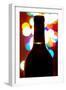 Wine Bottle Bokeh-Monika Burkhart-Framed Photographic Print