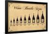 Wine Bottle Size Chart-null-Framed Poster