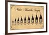 Wine Bottle Size Chart-null-Framed Art Print