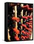 Wine Bottles in a Rack, Temecula, California, USA-Richard Duval-Framed Stretched Canvas