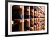 Wine Bottles In Cellar-HdcPhoto-Framed Photographic Print