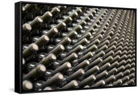 Wine Bottles In Wine Cellar-miskokordic-Framed Stretched Canvas