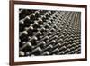 Wine Bottles In Wine Cellar-miskokordic-Framed Art Print