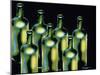 Wine Bottles-Diana Ong-Mounted Giclee Print