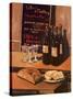 Wine, Bread & Cheese-null-Stretched Canvas