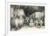 Wine Casks in Storage, Moet et Chandon-null-Framed Premium Giclee Print