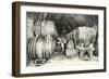 Wine Casks in Storage, Moet et Chandon-null-Framed Art Print