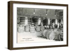 Wine Casks, Moet et Chandon-null-Framed Art Print