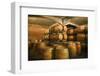 Wine Casks Stacked in Wine Cellar-Jon Hicks-Framed Photographic Print