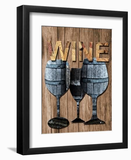 Wine Cellar 2-Sheldon Lewis-Framed Art Print