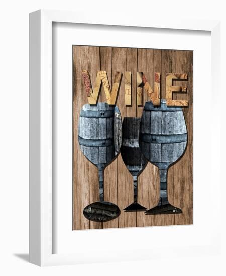 Wine Cellar 2-Sheldon Lewis-Framed Art Print