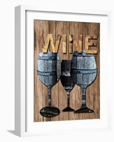 Wine Cellar 2-Sheldon Lewis-Framed Art Print