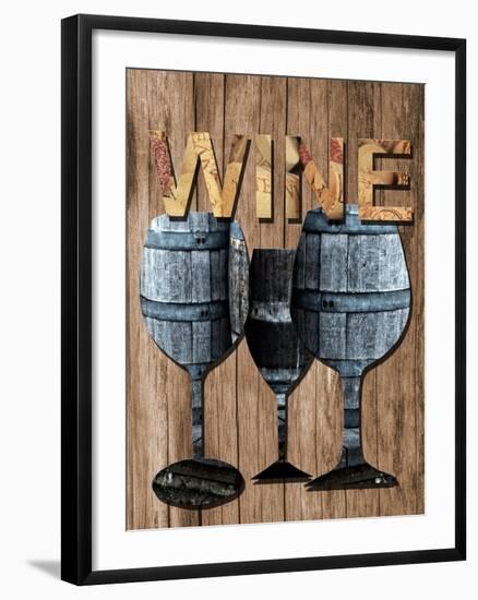 Wine Cellar 2-Sheldon Lewis-Framed Art Print