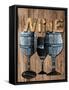 Wine Cellar 2-Sheldon Lewis-Framed Stretched Canvas