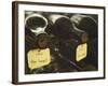 Wine Cellar and Bottles of Clos De Vougeot, France-Per Karlsson-Framed Photographic Print