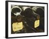 Wine Cellar and Bottles of Clos De Vougeot, France-Per Karlsson-Framed Photographic Print