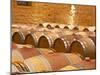 Wine Cellar, Barriques Barrels, Chateau Grand Mayne, Saint Emilion, Bordeaux, France-Per Karlsson-Mounted Photographic Print