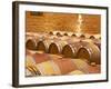 Wine Cellar, Barriques Barrels, Chateau Grand Mayne, Saint Emilion, Bordeaux, France-Per Karlsson-Framed Photographic Print