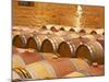 Wine Cellar, Barriques Barrels, Chateau Grand Mayne, Saint Emilion, Bordeaux, France-Per Karlsson-Mounted Photographic Print