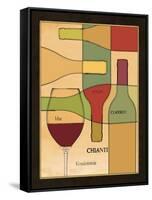 Wine Cellar I-Pela Design-Framed Stretched Canvas