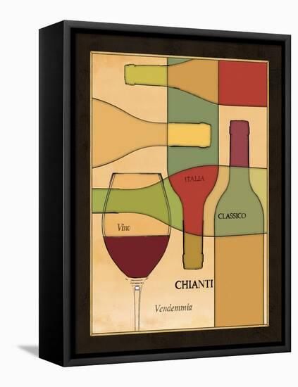 Wine Cellar I-Pela Design-Framed Stretched Canvas