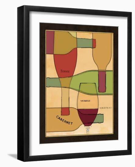 Wine Cellar II-Pela Design-Framed Art Print