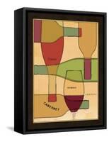 Wine Cellar II-Pela Design-Framed Stretched Canvas