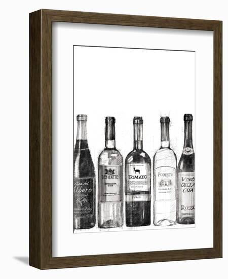 Wine Cellar III BW-Avery Tillmon-Framed Art Print