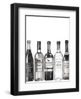 Wine Cellar III BW-Avery Tillmon-Framed Art Print