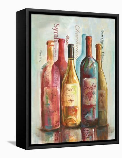 Wine Cellar Motif I-Gregory Gorham-Framed Stretched Canvas