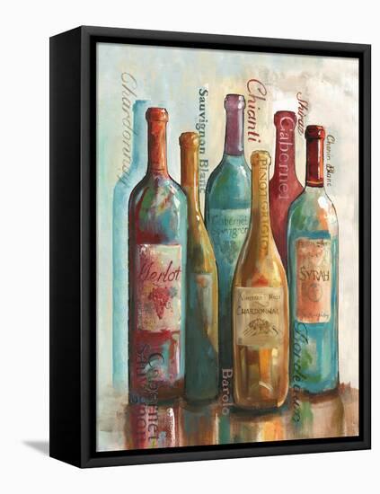 Wine Cellar Motif II-Gregory Gorham-Framed Stretched Canvas