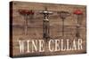 Wine Cellar Reclaimed Wood Sign-Anastasia Ricci-Stretched Canvas