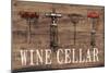 Wine Cellar Reclaimed Wood Sign-Anastasia Ricci-Mounted Premium Giclee Print