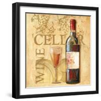 Wine Cellar Sqaure-Gregory Gorham-Framed Art Print