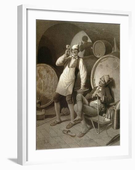 Wine Cellar-null-Framed Giclee Print