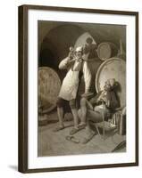 Wine Cellar-null-Framed Giclee Print