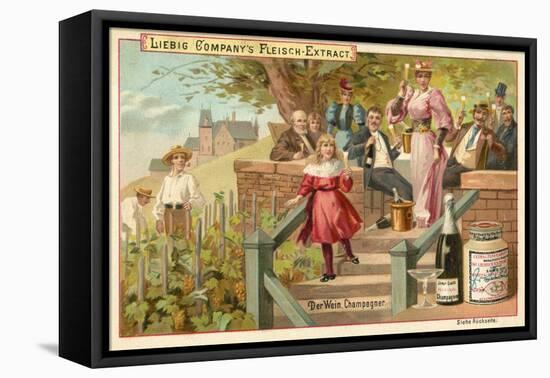 Wine: Champagne-null-Framed Stretched Canvas