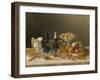 Wine, Cheese, and Fruit, 1857-John F. Francis-Framed Giclee Print