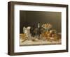 Wine, Cheese, and Fruit, 1857-John F. Francis-Framed Giclee Print