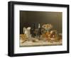 Wine, Cheese, and Fruit, 1857-John F. Francis-Framed Giclee Print