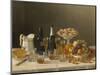 Wine, Cheese, and Fruit, 1857-John F. Francis-Mounted Giclee Print