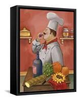 Wine Chef Master-Frank Harris-Framed Stretched Canvas