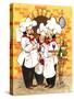 Wine Chefs-Jerianne Van Dijk-Stretched Canvas