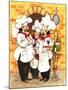 Wine Chefs-Jerianne Van Dijk-Mounted Art Print